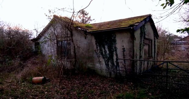 Mitten im Wald bemerkten die Leute ein verlassenes Haus: drinnen fanden sie eine versteckte Treppe